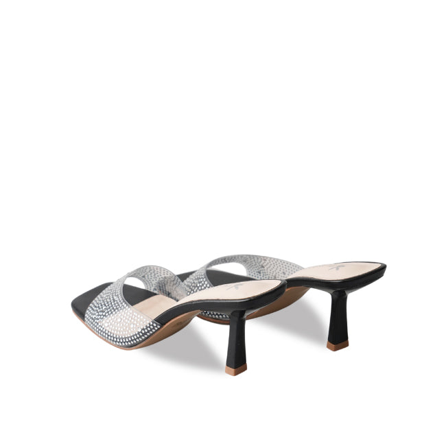 Playboy Sandal Wanita Heels Carolyne In Black