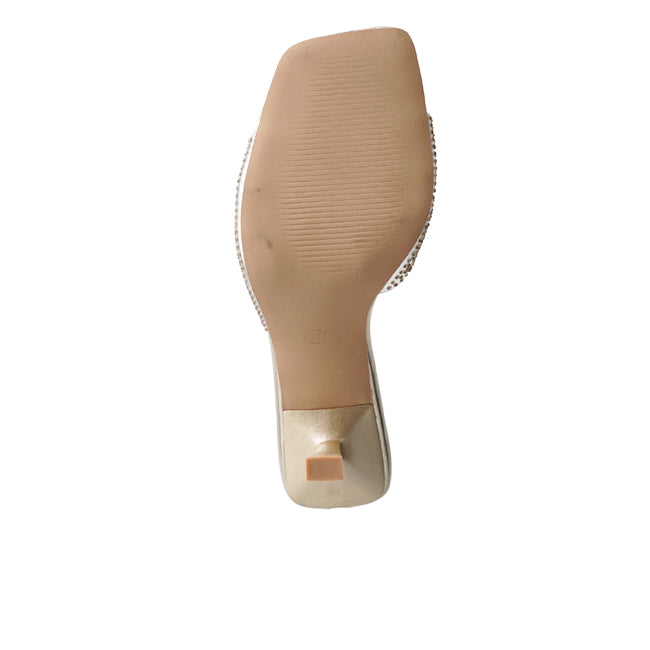 Playboy Sandal Wanita Heels Carolyne In Gold