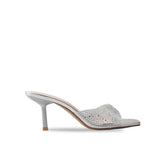 Playboy Sandal Wanita Heels Carolyne In Silver