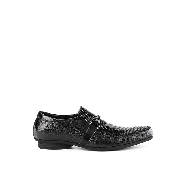 Playboy Sepatu Formal Pria Zhavanta - Loaver In Black