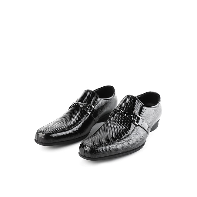 Playboy Sepatu Formal Pria Zhavanta - Loaver In Black