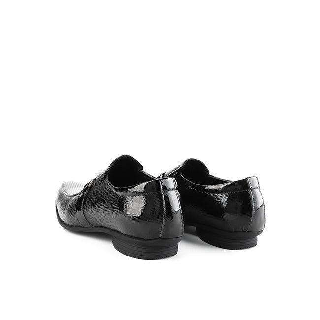 Playboy Sepatu Formal Pria Zhavanta - Loaver In Black
