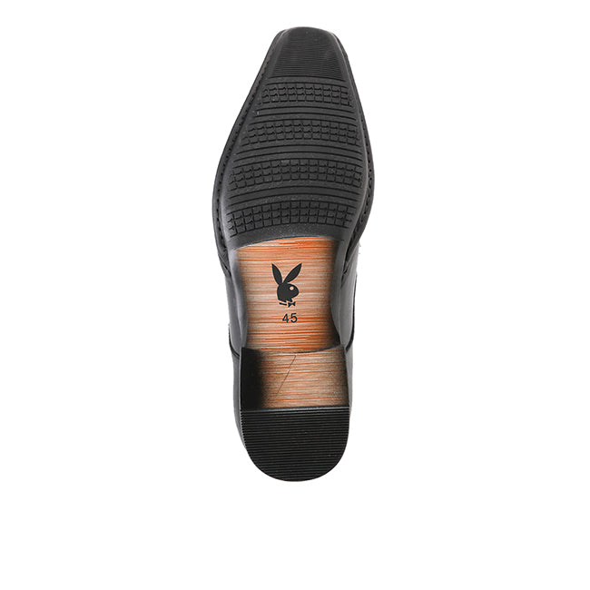 Playboy Sepatu Boots Pria Jermain ( Slip On ) In Black