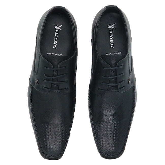 Playboy Sepatu Formal Pria Daven In Black