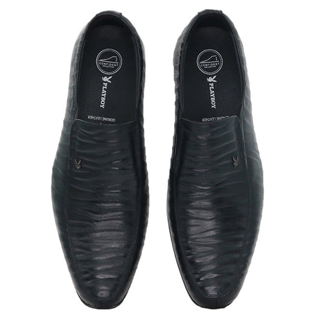 Playboy Sepatu Formal Pria Zhilattan ( Loaver ) In Black