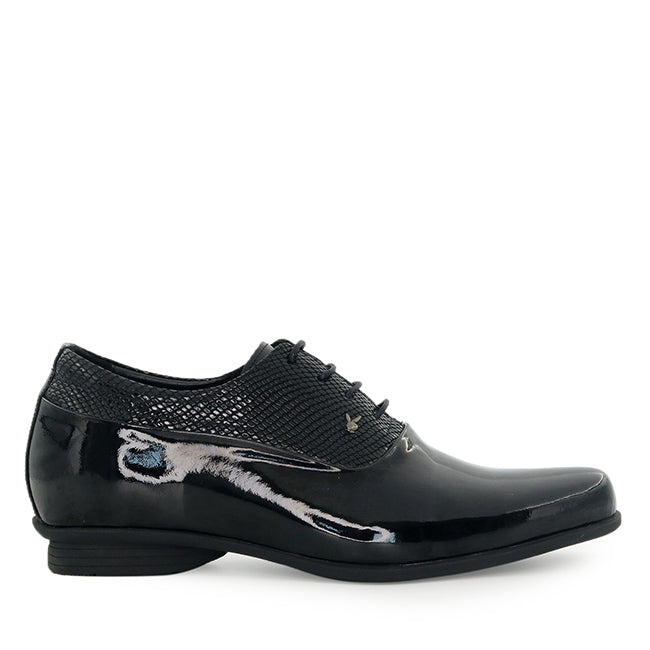 Playboy Sepatu Formal Pria Pippen ( Laces ) In Black