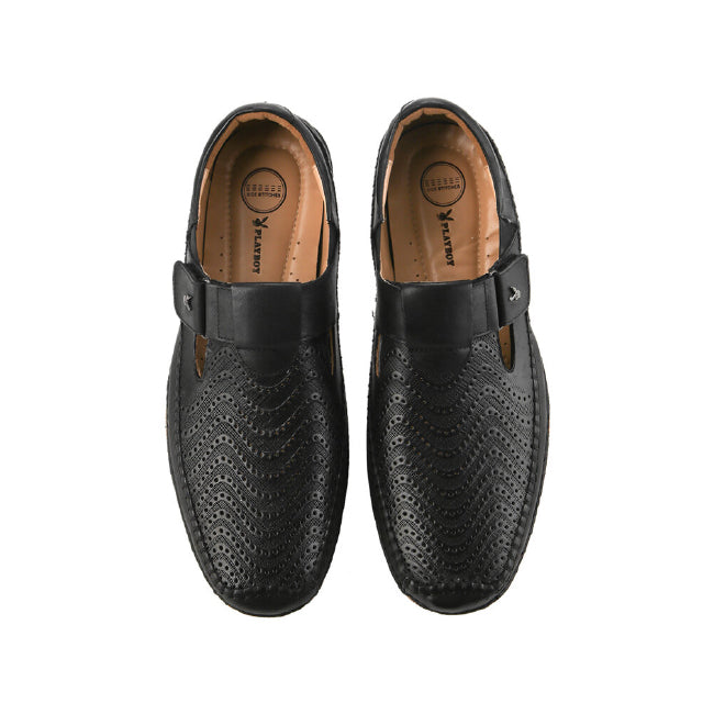 Playboy Sepatu Loafers Pria Natan In Black