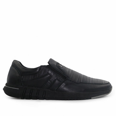 Playboy Sepatu Slip On Pria Brasco (Slip On) In Black