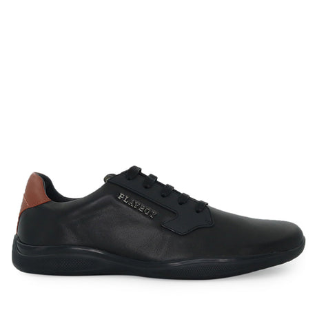 Playboy Sepatu Sneaker Pria Karraz In Black