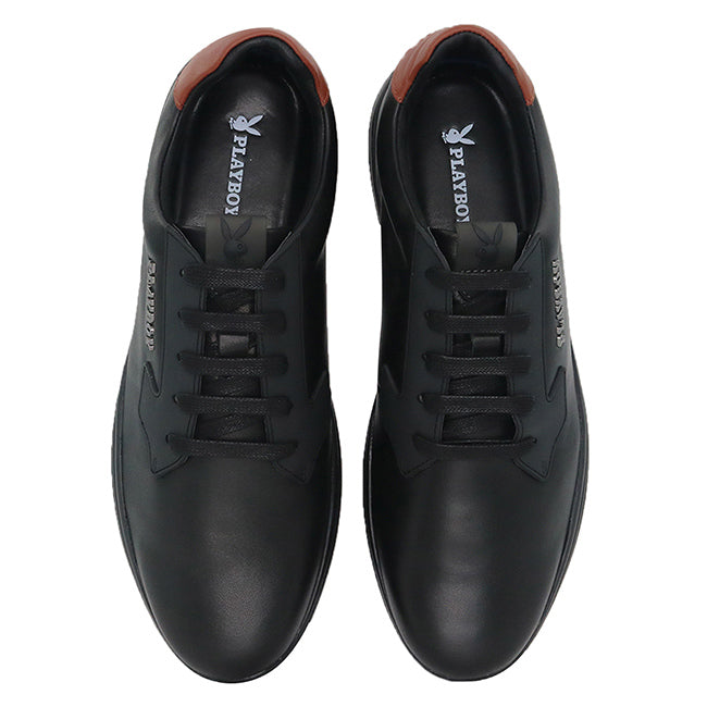 Playboy Sepatu Sneaker Pria Karraz In Black