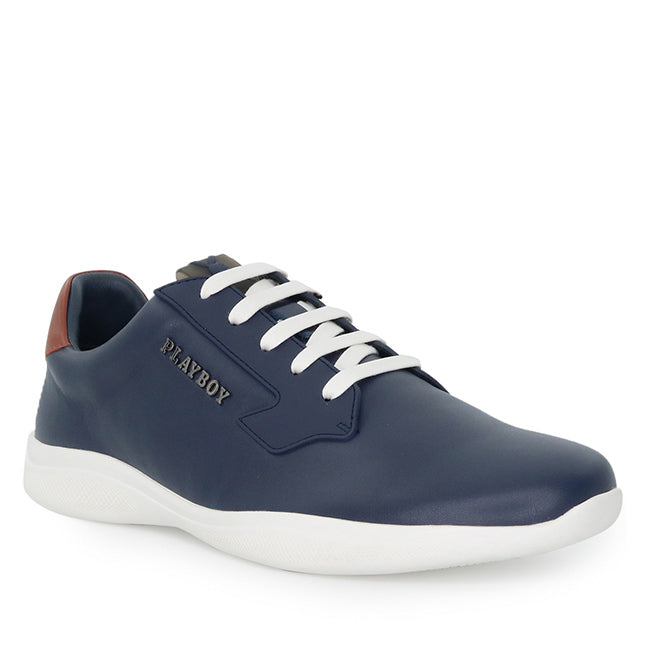 Playboy Sepatu Sneaker Pria Karraz In Navy