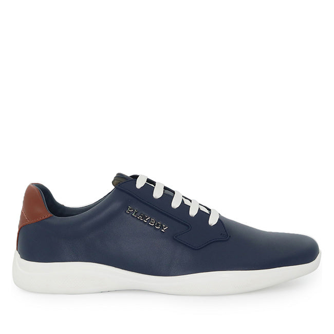 Playboy Sepatu Sneaker Pria Karraz In Navy