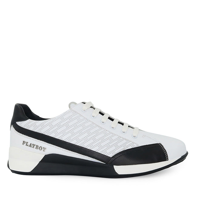 Playboy Sepatu Sneaker Pria Hakkarsh In White