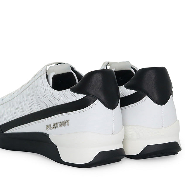 Playboy Sepatu Sneaker Pria Hakkarsh In White