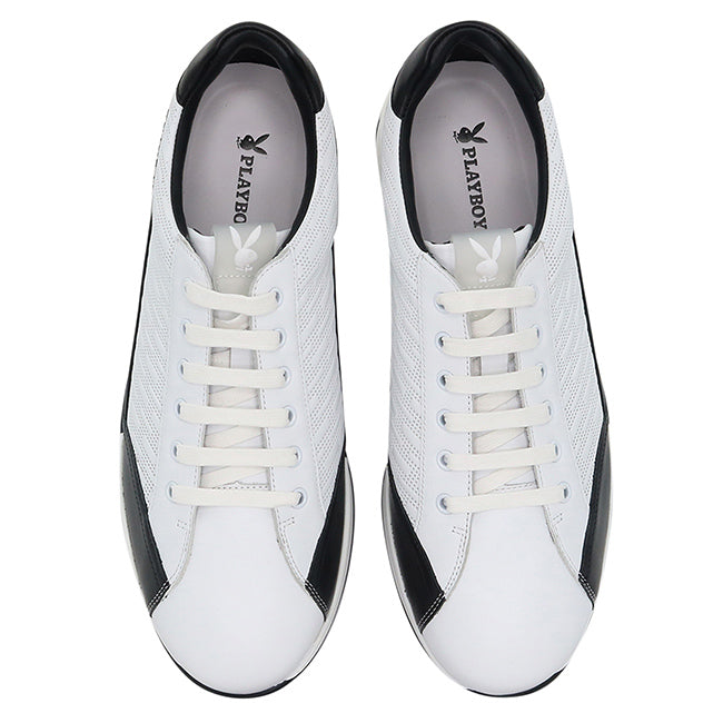 Playboy Sepatu Sneaker Pria Hakkarsh In White