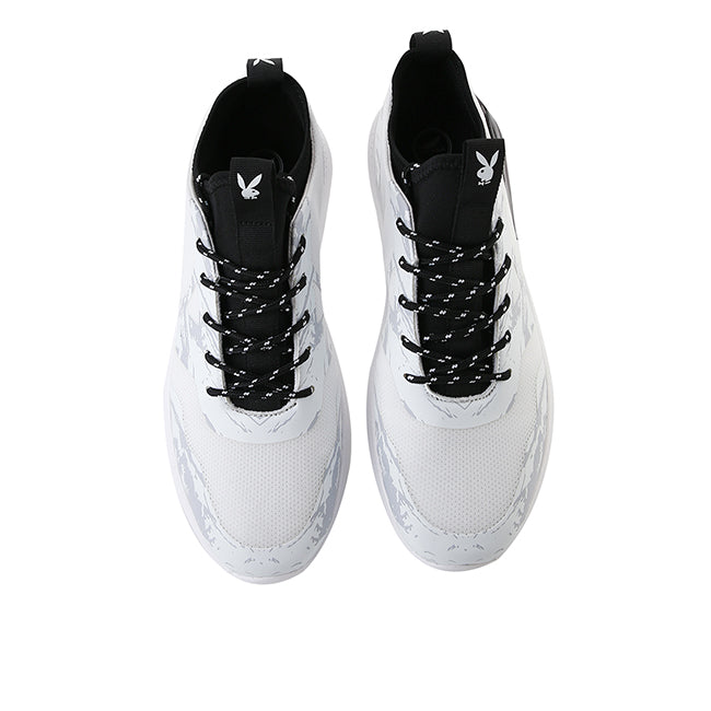 Playboy Sepatu Sneaker Pria Boytosz In White