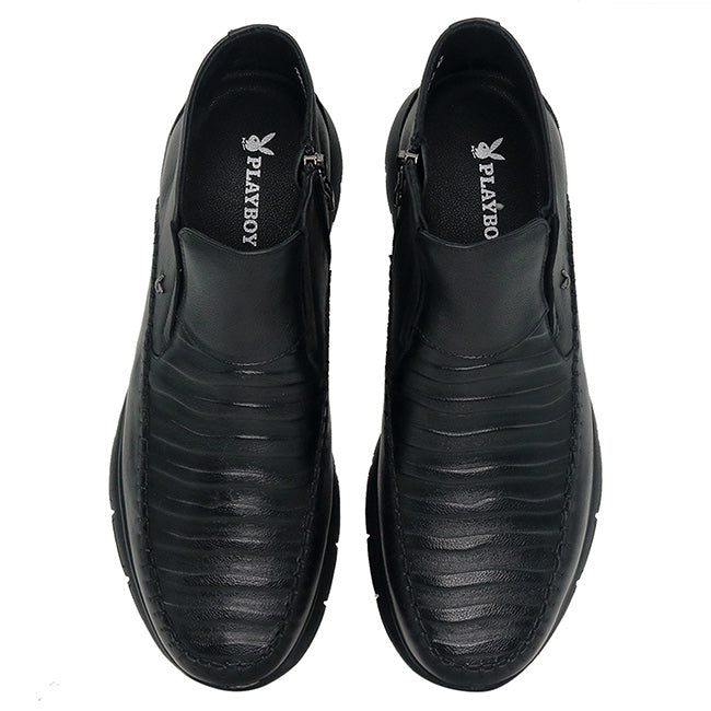 Playboy Sepatu Boots Pria Zhirga - Boots In Black