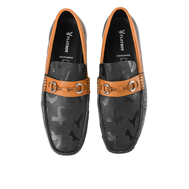 Playboy Sepatu Loafer Pria Spencer In Black