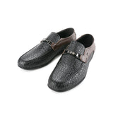 Playboy Sepatu Loafer Pria Zharrius In Black/Coffee