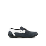 Playboy Sepatu Loafer Pria Zharrius In Navy/White