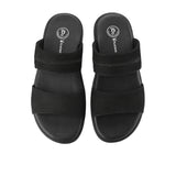 Playboy Sandal Pria Sandero - Double Strap In Black