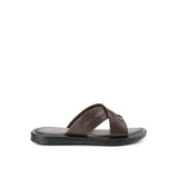 Playboy Sandal Pria Sandioso - Cross In Brown