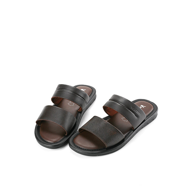 Playboy Sandal Pria Sandioso - Double Strap In Brown