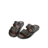 Playboy Sandal Pria Sandioso - Double Strap In Brown