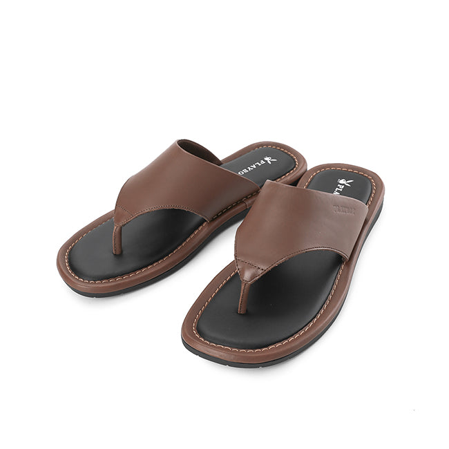 Playboy Sandal Pria Sandena - Thong In Tan