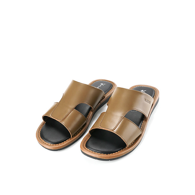Playboy Sandal Pria Sandena - Double Strap In Camel