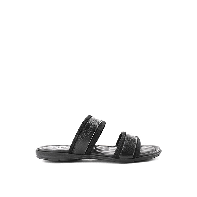 Playboy Sandal Pria Saggra - Double Strap In Black