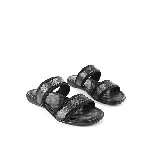 Playboy Sandal Pria Saggra - Double Strap In Black