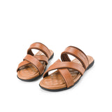 Playboy Sandal Pria Saggra - Cross1 In Tan