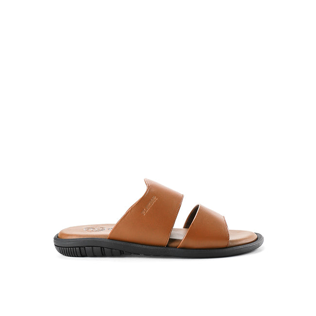 Playboy Sandal Pria Sandeta - Double Strap In Tan