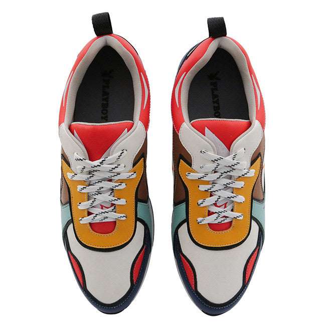 Playboy Sepatu Sneaker Pria Manman In Orange