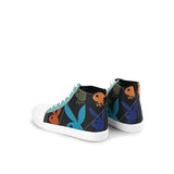 Playboy Sepatu Sneaker Pria Vulturaz ( Mid Cut ) In Black