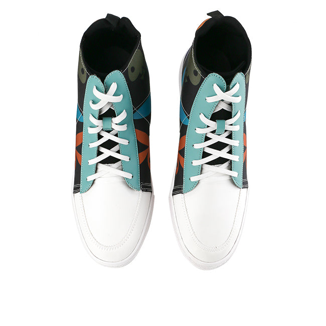 Playboy Sepatu Sneaker Pria Vulturaz ( Mid Cut ) In Black