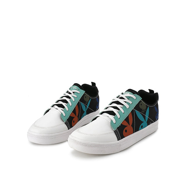 Playboy Sepatu Sneaker Pria Vulturaz ( Low Cut ) In Black