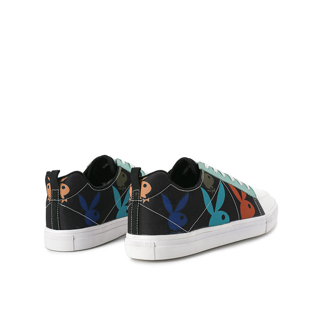Playboy Sepatu Sneaker Pria Vulturaz ( Low Cut ) In Black