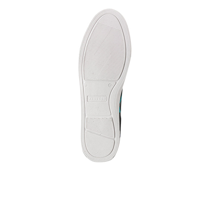 Playboy Sepatu Sneaker Pria Vulturaz ( Low Cut ) In Black