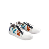 Playboy Sepatu Sneaker Pria Vulturaz ( Low Cut ) In White