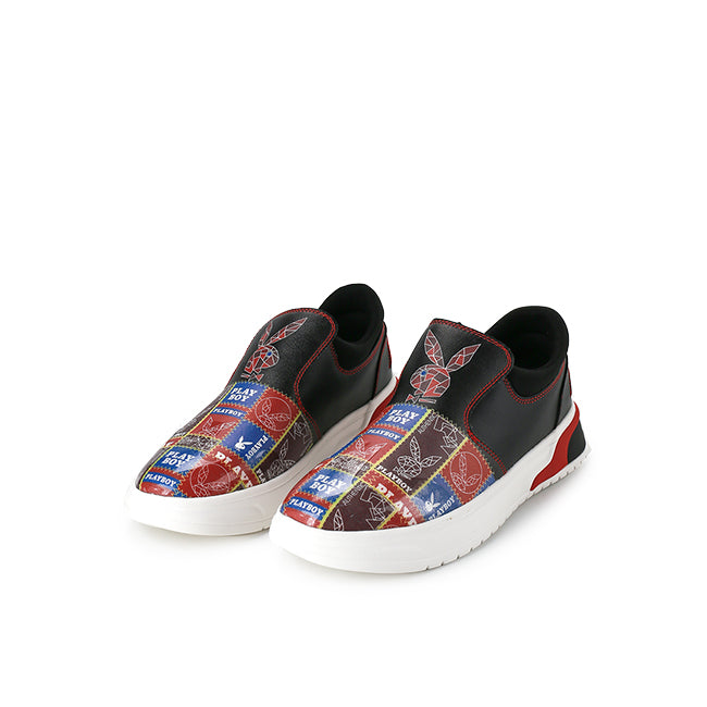 Playboy Sepatu Sneaker Pria Jedden ( Slip On ) In Black