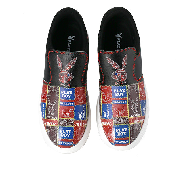 Playboy Sepatu Sneaker Pria Jedden ( Slip On ) In Black