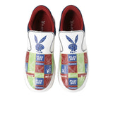 Playboy Sepatu Sneaker Pria Jedden ( Slip On ) In White/Green