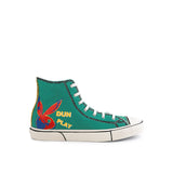 Playboy Sepatu Sneaker Pria Hefnerio (Mid Cut) In Green
