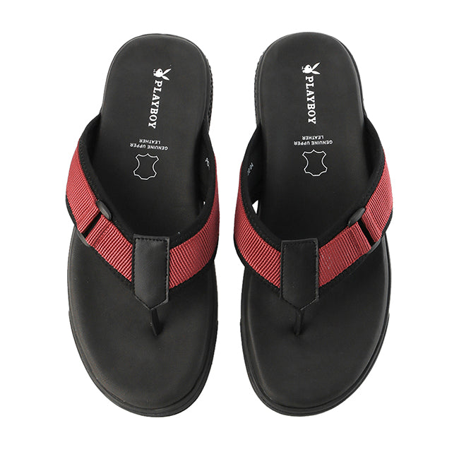 Playboy Sandal Pria Avarta In Red