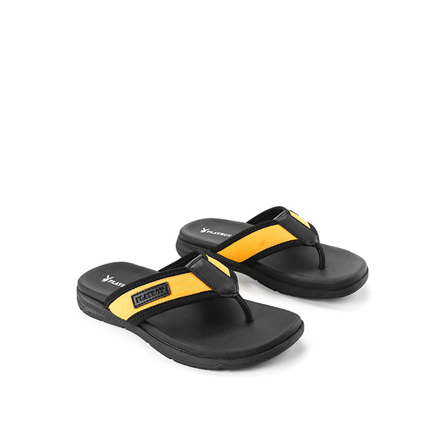 Playboy Sandal Pria Santarimo In Yellow/Black