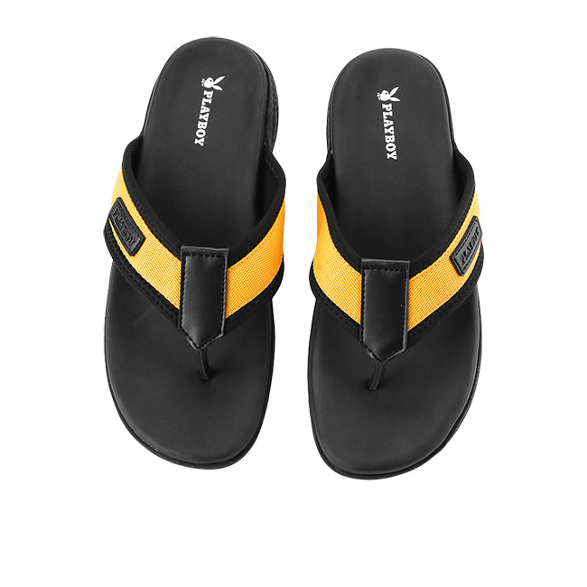 Playboy Sandal Pria Santarimo In Yellow/Black