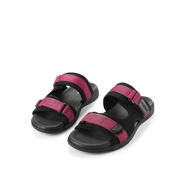 Playboy Sandal Pria Santogozo - Double Strap In Maroon