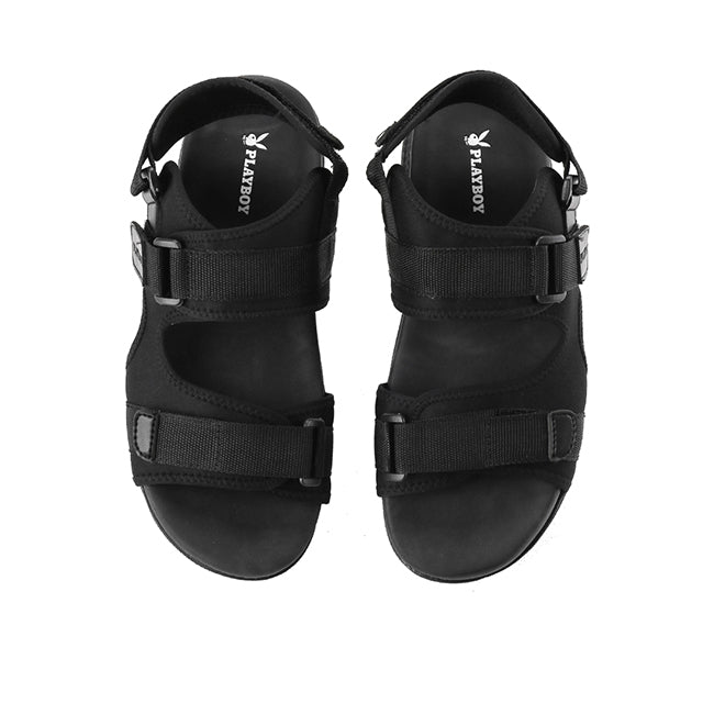 Playboy Sandal Pria Santreno In Black
